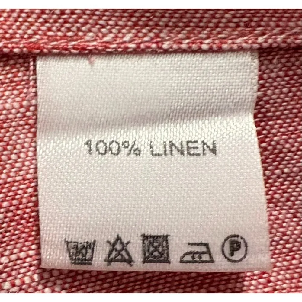 Todd Snyder Italian fabric linen utility Shirt Sz Medium color Pink NWT Portugal